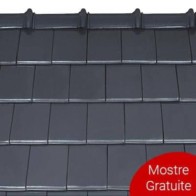 Tigla Ceramica Tondach Figaro Deluxe Gri Lucios 24.1×42.4cm — imagine 2