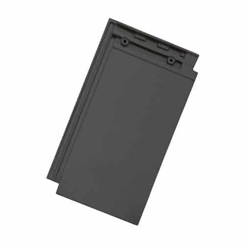 Tigla Ceramica Tondach Figaro Deluxe Gri Lucios 24.1×42.4cm — imagine 1
