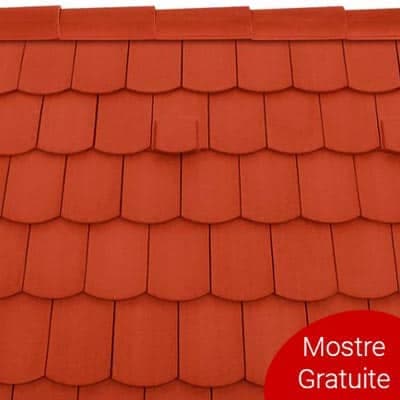 Tigla Ceramica Tondach Solzi Pilis Rosu Satinat 21x40cm — imagine 2