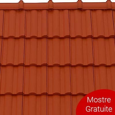 Tigla Ceramica Tondach Twist Rosu Satinat 30x50cm — imagine 2