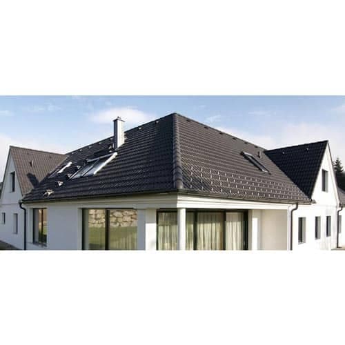 Tigla de beton 1/1 Bramac Alpina Clasic P5 Antracit Briliant — imagine 2