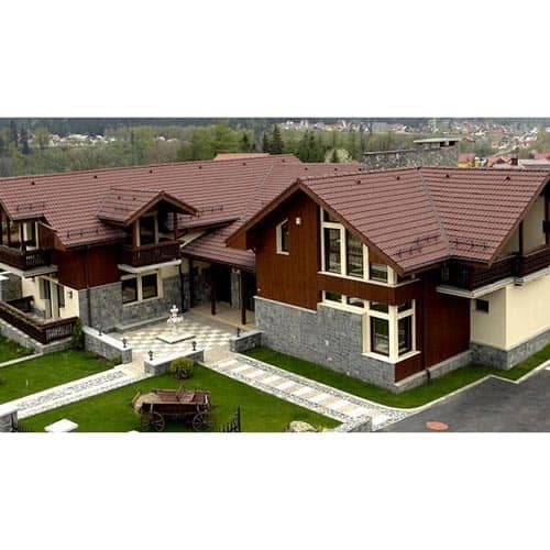 Tigla de beton 1/1 Bramac Alpina Clasic P5 Brun Roscat — imagine 2