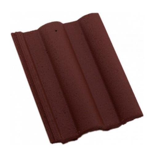 Tigla de beton 1/1 Bramac Skandia Maro Roscat — imagine 1