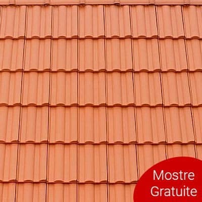 Tigla de coama de inceput presata Tondach Twist Teracota Mat — imagine 3