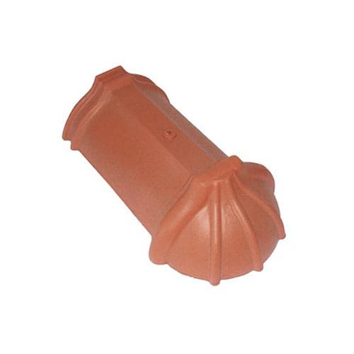 Tigla de coama de inceput presata Tondach Twist Teracota Mat — imagine 1
