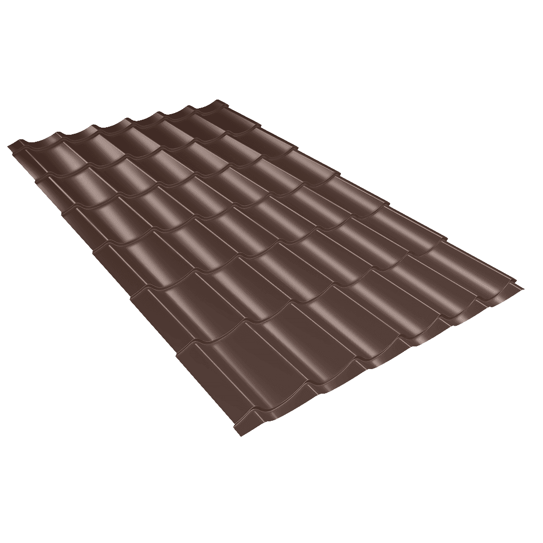 Țiglă metalică Attica Caretta, Lustro, grosime 0,40 mm — imagine 1