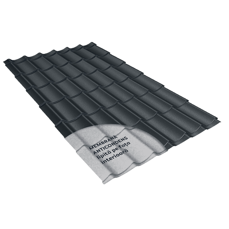 Țiglă metalică Attica Smart Caretta, Fresco, grosime 0,4 mm — imagine 1