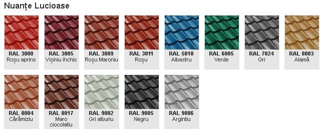 Tigla metalica Clasic Mat 0.5mm — imagine 2