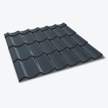 Tigla metalica Blachotrapez Kingas, mat EcoProtect, 0,5 mm — imagine 1