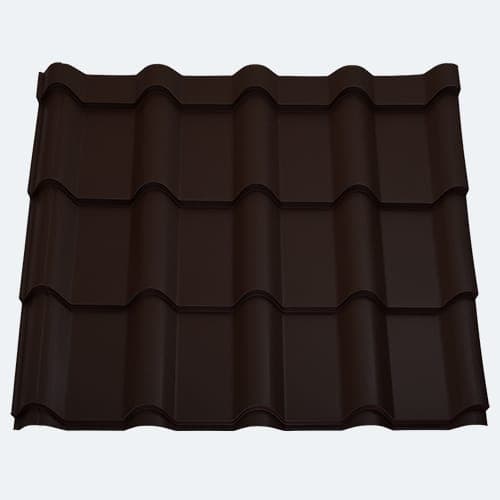 Tigla Metalica Bravo, Mediteran Standard Structurat, 0,50 mm — imagine 2