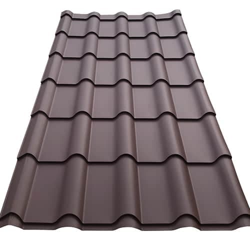 Tigla Metalica Bravo, Mediteran Standard Structurat, 0,50 mm — imagine 3
