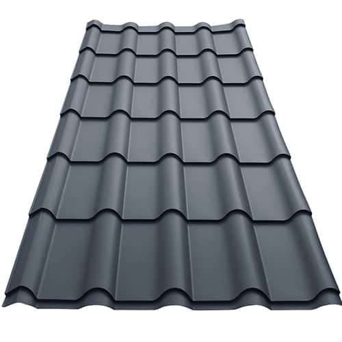 Tigla Metalica Bravo, Mediteran Standard Structurat, 0,50 mm — imagine 4