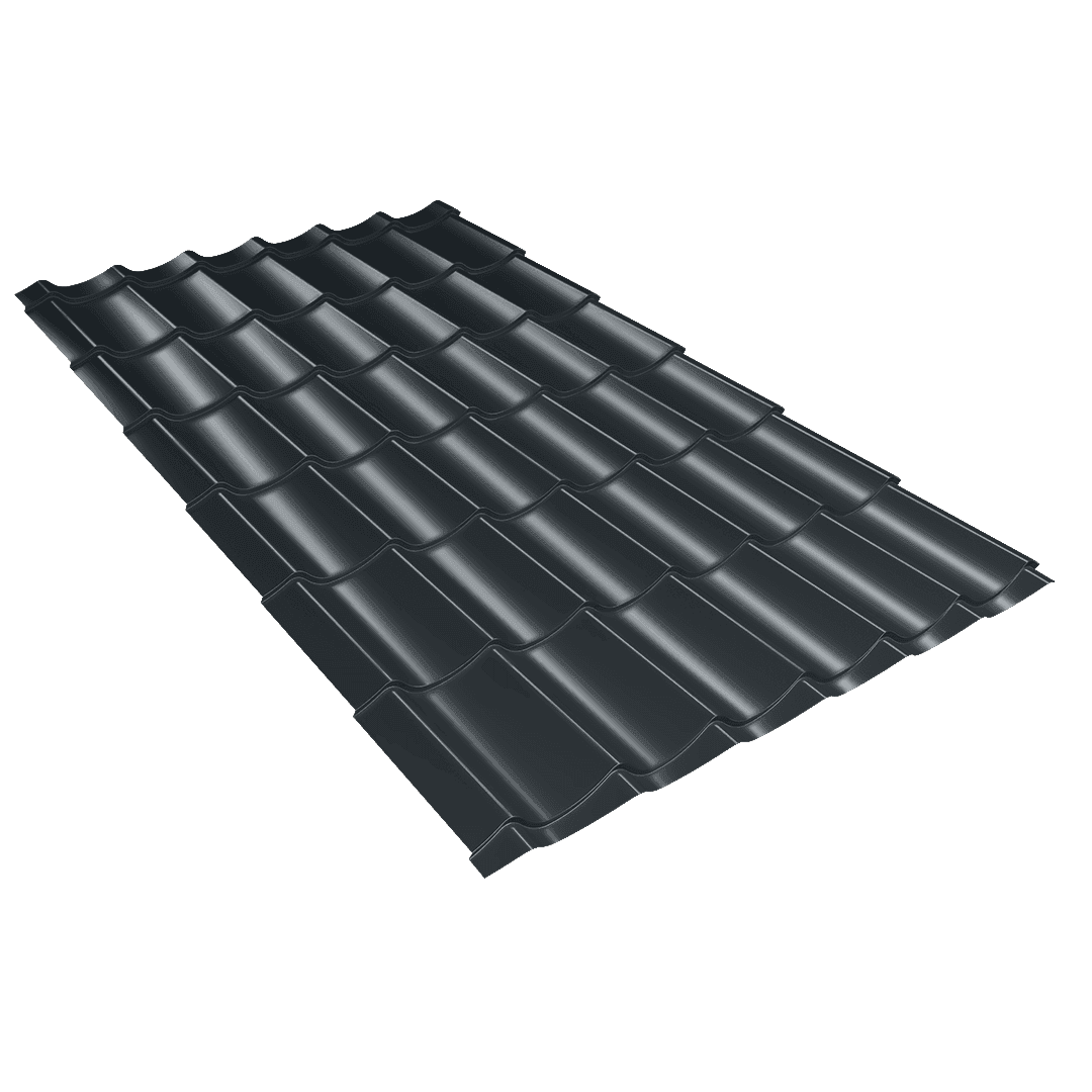 Tigla Metalica Caretta Attica, Lustro, grosime 0,40 mm — imagine 4