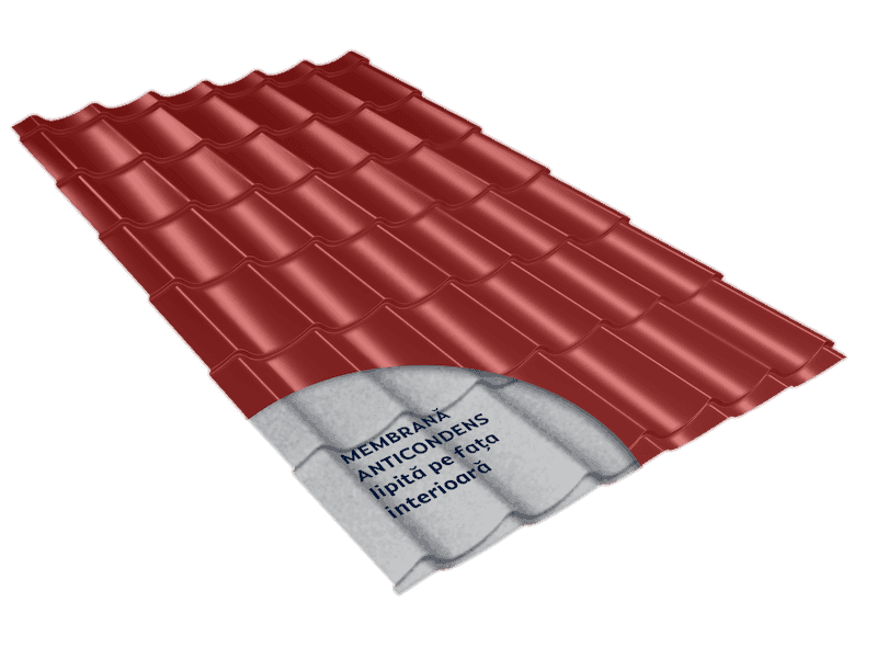 Tigla Metalica Caretta Attica Smart, Lustro, grosime 0,50 mm — imagine 2