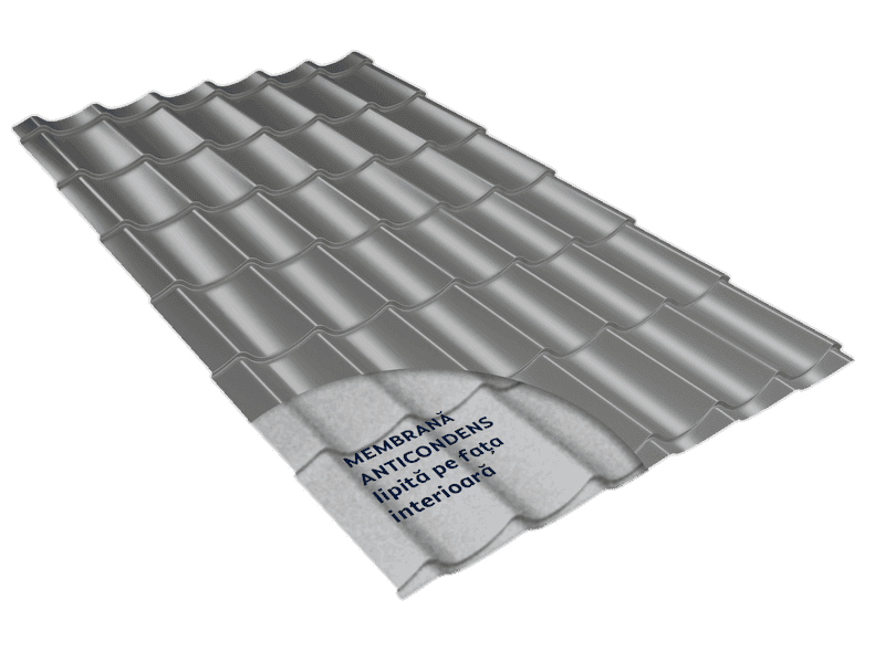 Tigla Metalica Caretta Attica Smart, Lustro, grosime 0,40 mm — imagine 3
