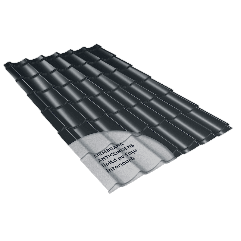 Tigla Metalica Caretta Attica Smart, Lustro, grosime 0,40 mm — imagine 4