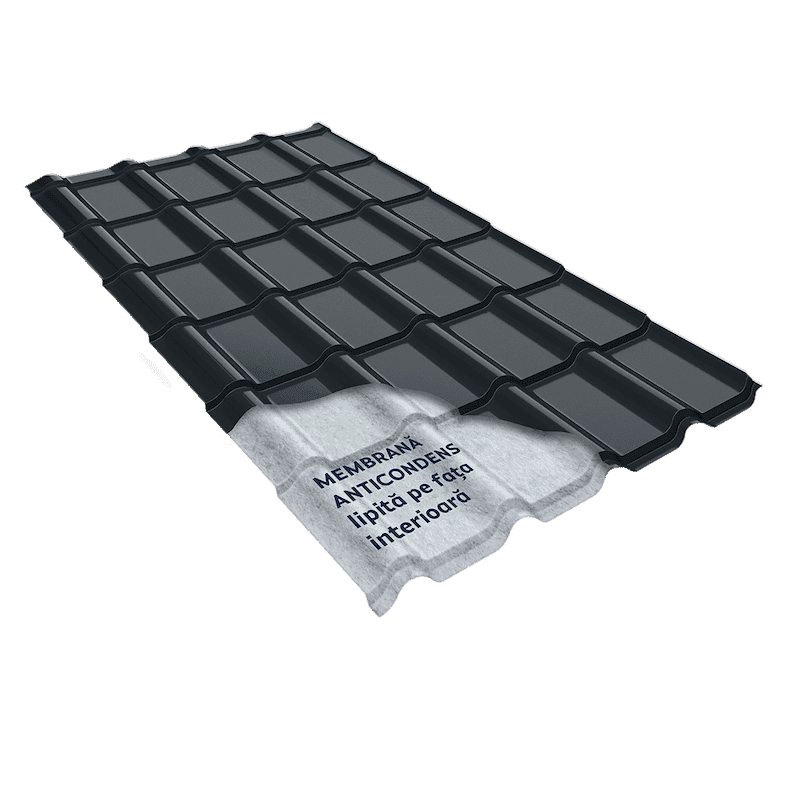 Tigla Metalica Caretta Bello Smart Lustro, 0,5 mm — imagine 2