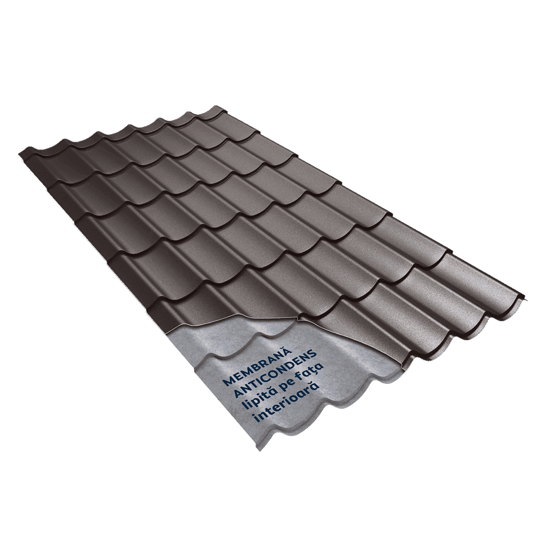 Tigla Metalica Caretta Daily Smart Fresco, grosime 0,40 mm — imagine 3