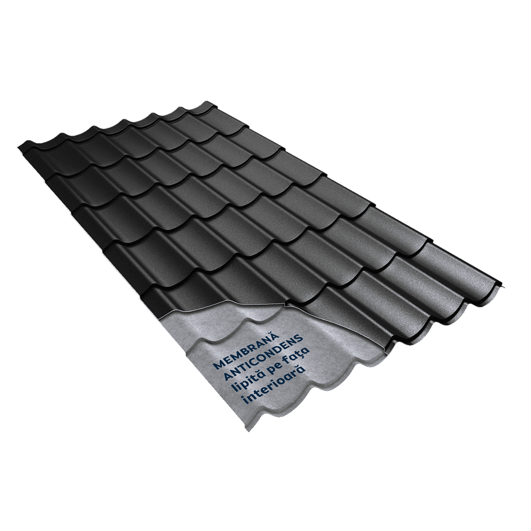 Tigla Metalica Caretta Daily Smart Fresco, grosime 0,40 mm — imagine 4