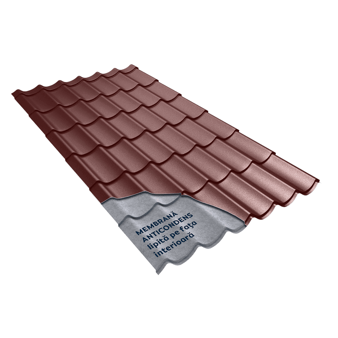 Tigla Metalica Caretta Daily Smart Fresco, grosime 0,40 mm — imagine 1