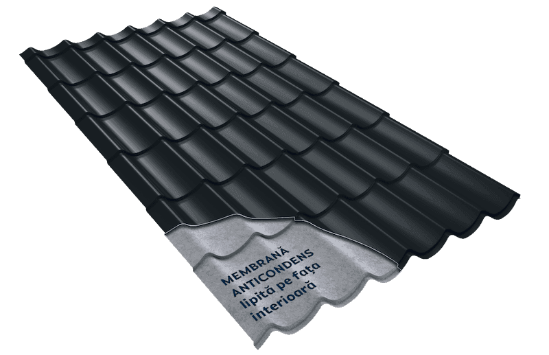 Tigla Metalica Caretta Daily Smart Lustro, grosime 0,40 mm — imagine 2