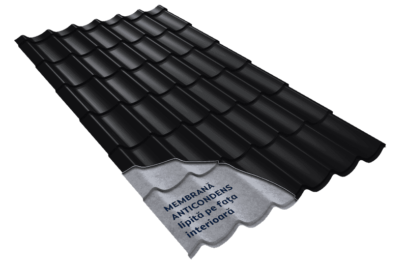 Tigla Metalica Caretta Daily Smart Lustro, grosime 0,40 mm — imagine 3