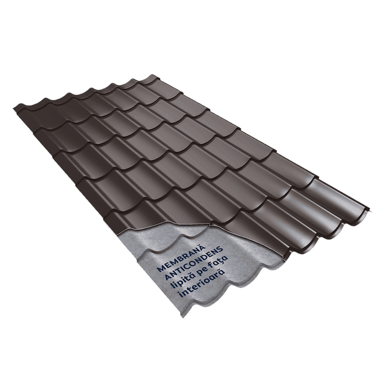 Tigla Metalica Caretta Daily Smart Lustro, grosime 0,40 mm — imagine 1