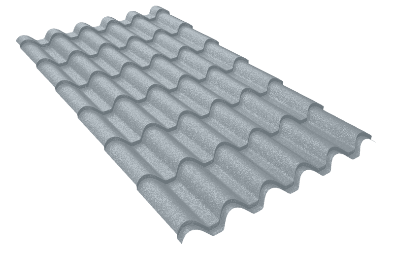 Tigla Metalica Caretta Nobel Briliant, grosime 0,5 mm — imagine 3