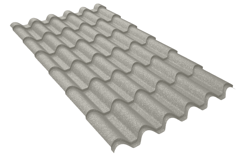 Tigla Metalica Caretta Nobel Briliant, grosime 0,5 mm — imagine 4