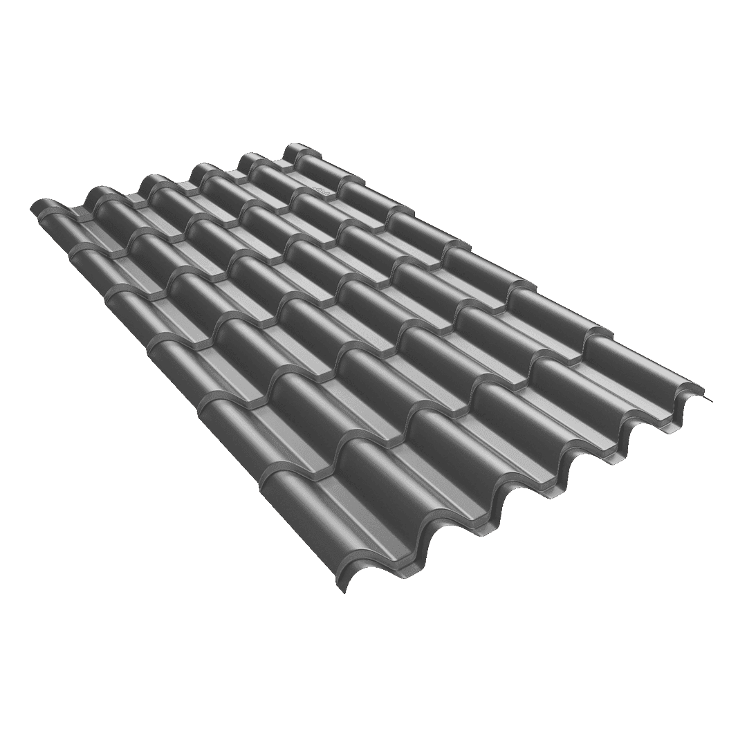 Tigla Metalica Caretta Nobel Lustro, grosime 0,50 mm — imagine 1