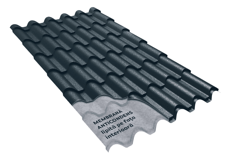 Tigla Metalica Caretta Nobel Smart Briliant Duo, 0,6 mm — imagine 1