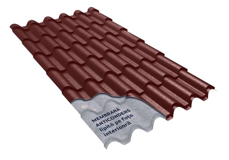 Tigla Metalica Caretta Nobel Smart Briliant Duo de 0,6 mm — imagine 2