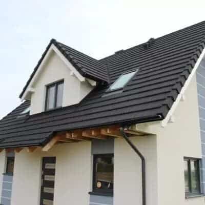 Tigla metalica cu acoperire cu roca vulcanica Roofart Shake — imagine 1