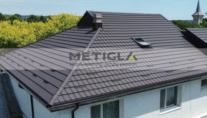 Tigla Metalica Metigla Elit Polyester 0,5 mm — imagine 1