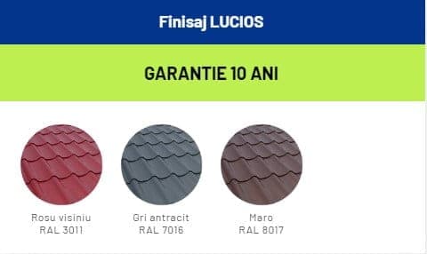 Tigla Metalica Metigla Elit Polyester 0,5 mm — imagine 4