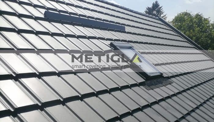 Tigla Metalica Metigla Saga Polyester Mat 0,5 mm — imagine 1