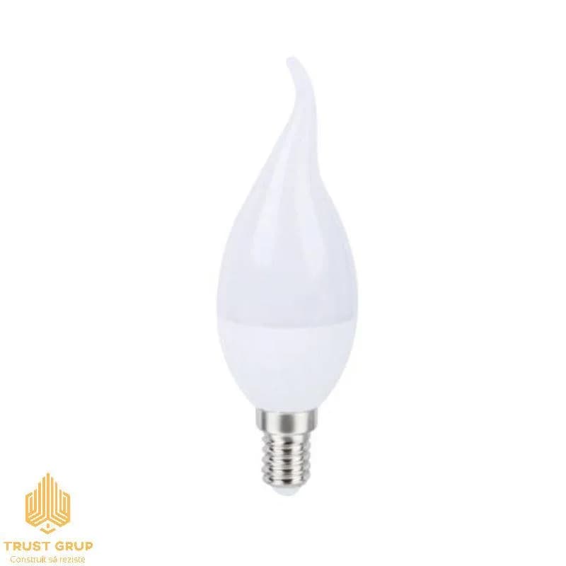 Bec LED Candle 7W E27 6500k TOPLED