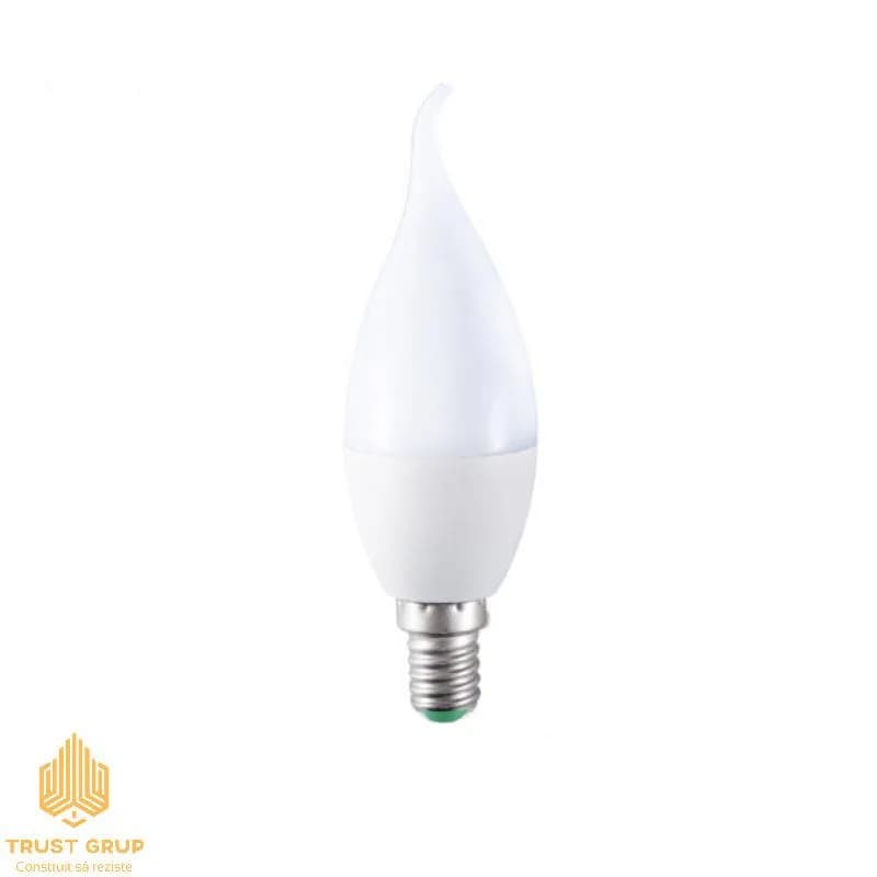 Bec LED Candle CB 5W E14 6500k TOPLED