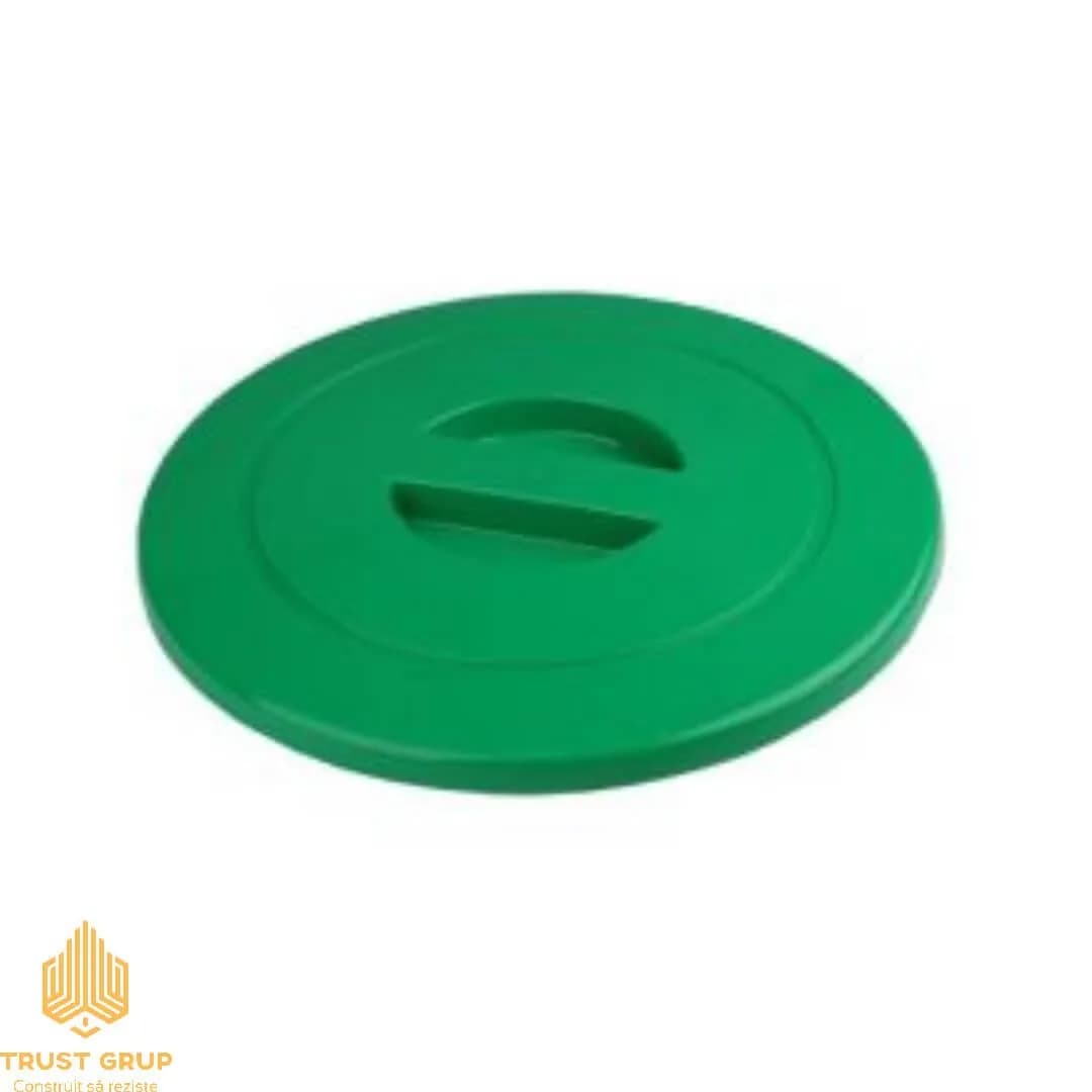 Capac pentru găleată 100 l verde-alb