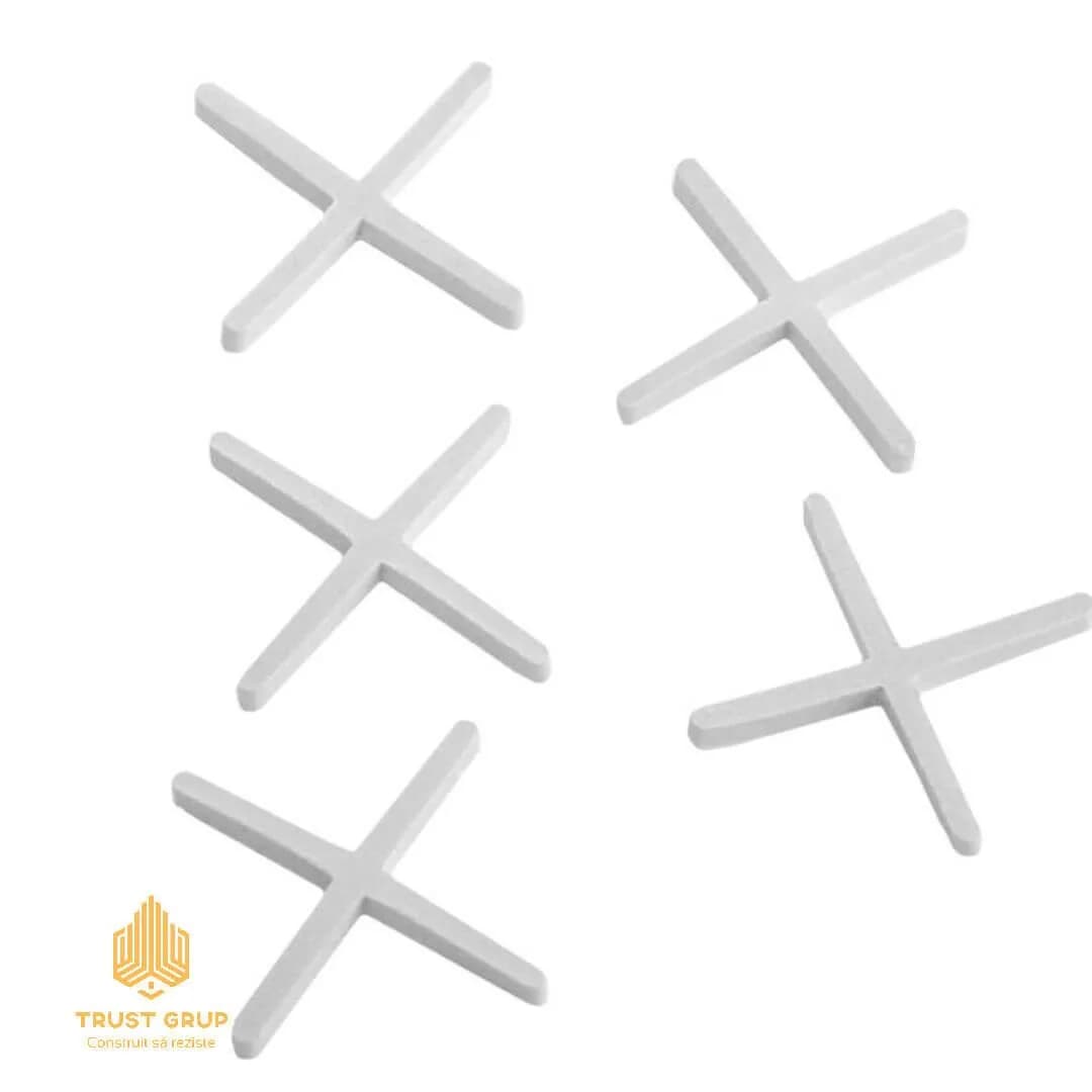 Distanțiere teracotă 3 mm (cruciuliță) (150 buc.)
