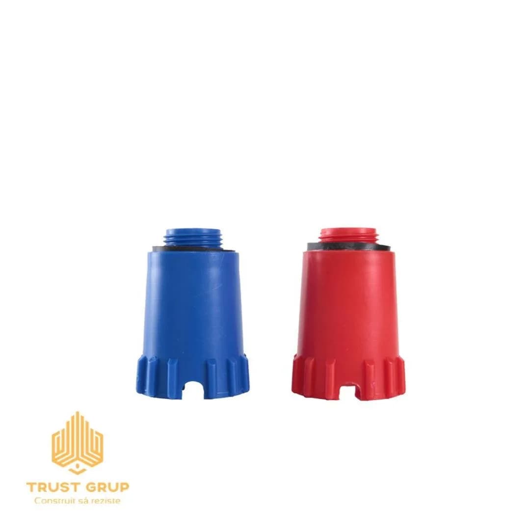 Dop 1/2″ M roșu/albastru (100/1)