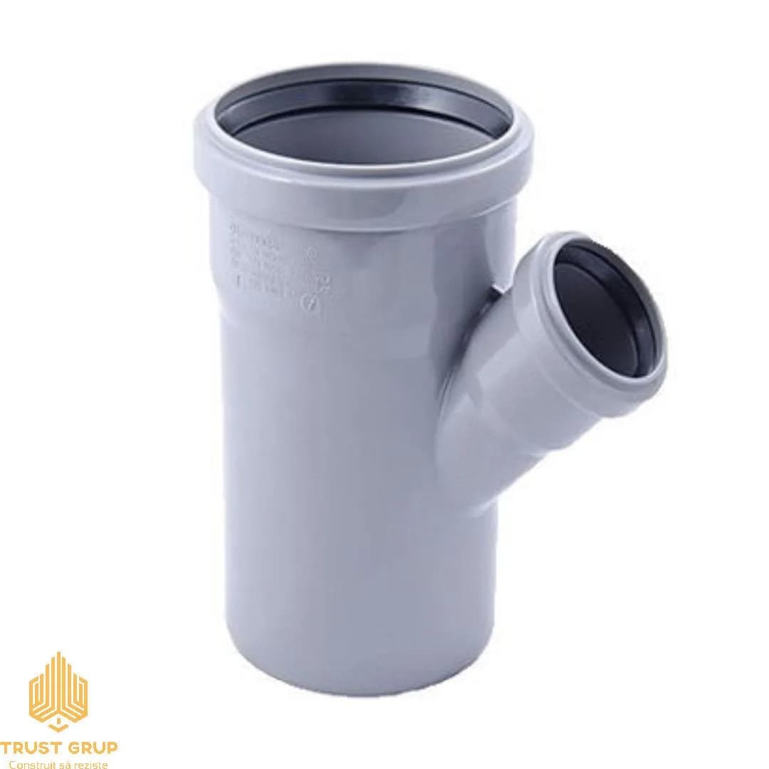Ramificație diametrul 110×50 mm 45° (sur) Interplast