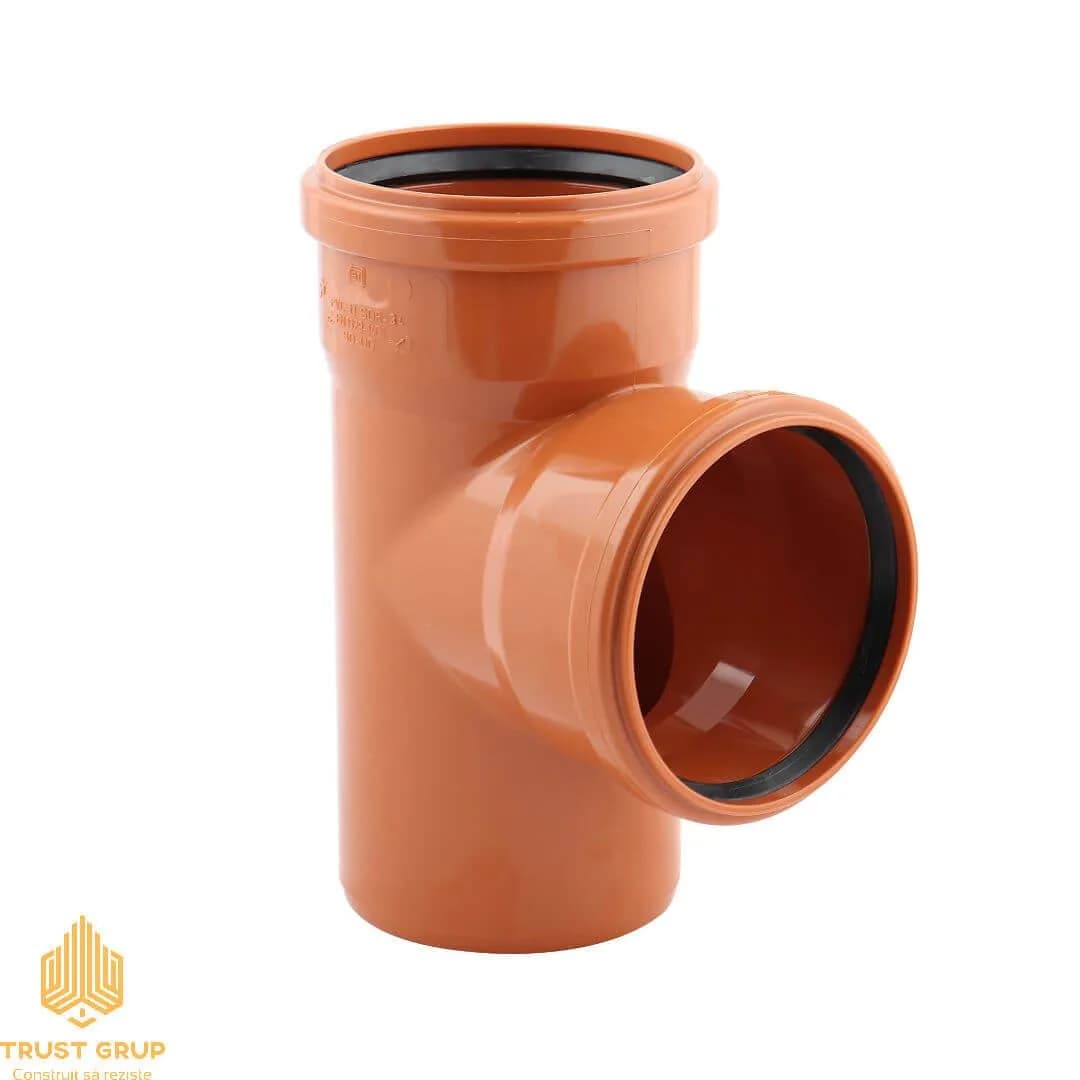 Ramificație diametrul 160×110 mm 87° (oranj) Valrom