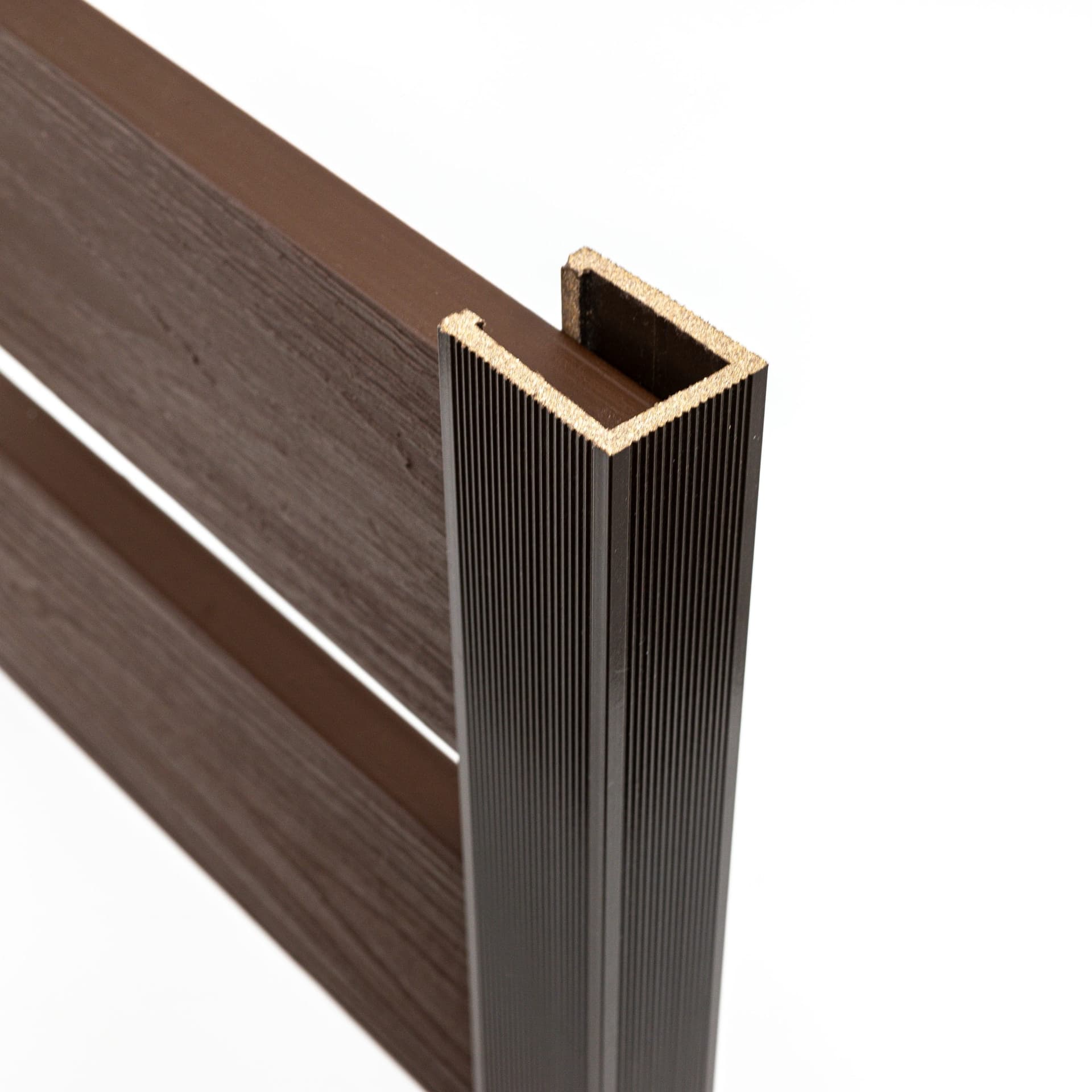 Uluca gard WPC coextrus (lemn compozit), Bencomp F120x24C — imagine 2