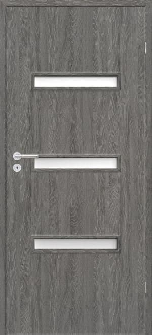 Usa de interior Century 3, folie decor, stejar grigio