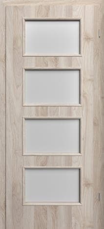Usa de interior Malaga, folie decor, nuc kolumbia deschis — imagine 1