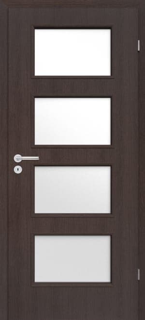 Usa de interior Malaga, folie decor, wenge — imagine 1