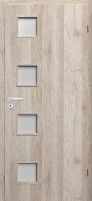 Usa de interior Modena 4, folie decor, nuc kolumbia deschis — imagine 1