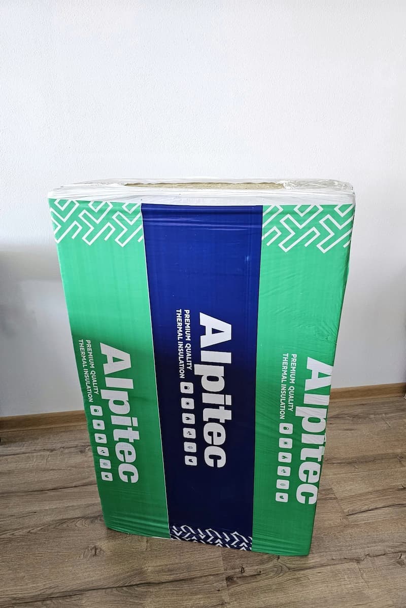 Vata minerala bazaltica ALPITEC 100 Izovat, 1000x600x100 mm — imagine 2