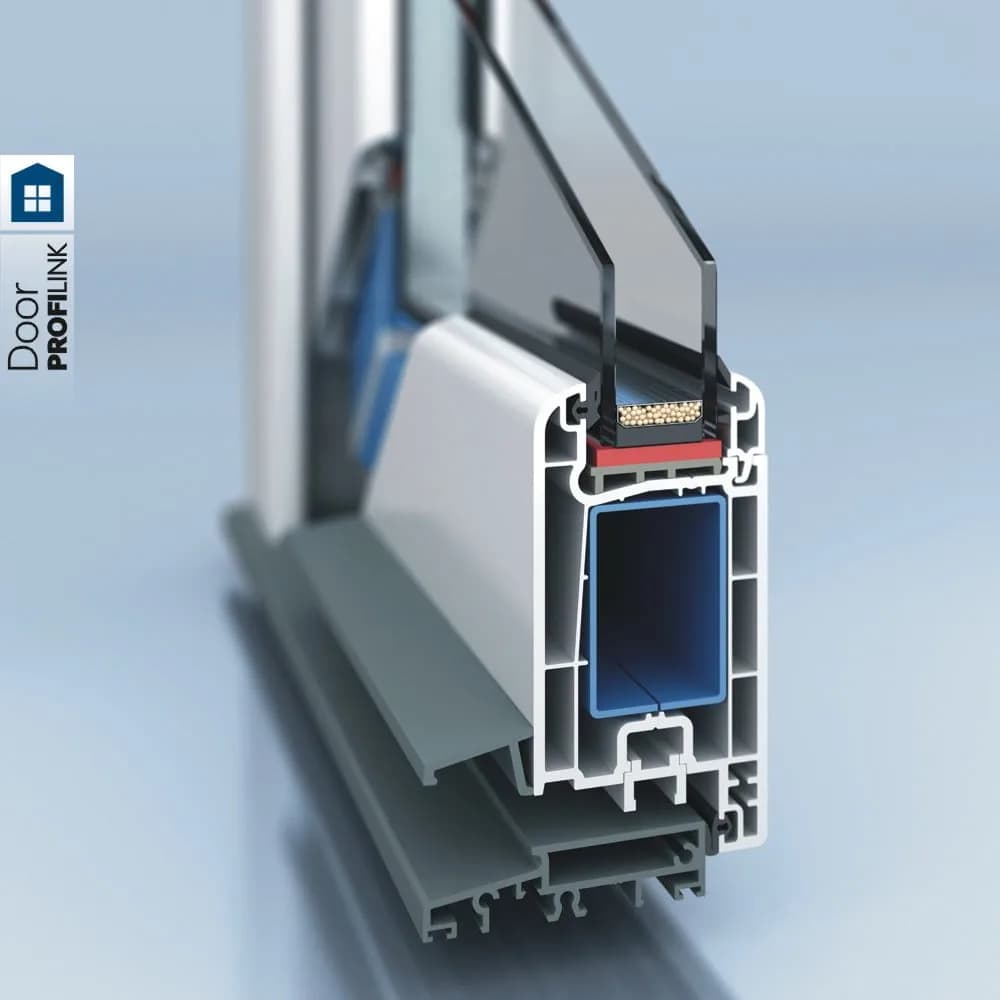 Uși intrare PVC Profilink 60 mm VefaSistem